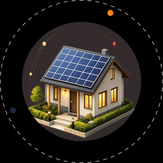 Solar home installation